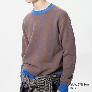 Uniqlo JW Anderson Lambswool Herringbone Sweater